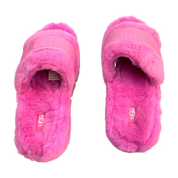 Ugg Women's Fluffita Clear Color: Carnation Size: 7 NWT. - Picture 7 of 14